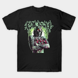 Mitch Deathcore Metalhead Zombie Art T-Shirt